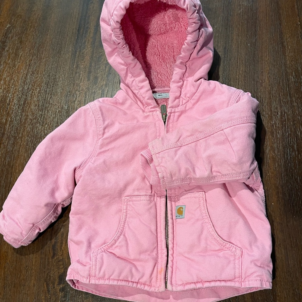Pink 18 months carhartt jacket